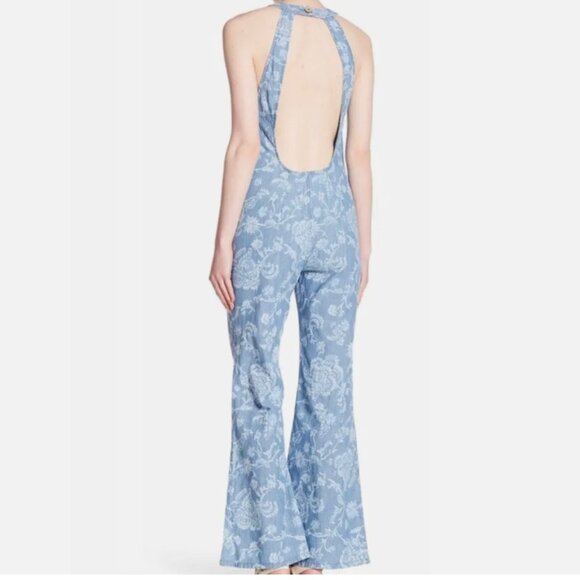 Free People DANCE ALL NIGHT batik overall 10 - Picture 7 of 7